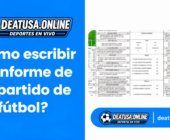 ¿Cómo escribir un informe de un partido de fútbol?  Explicación y metodología